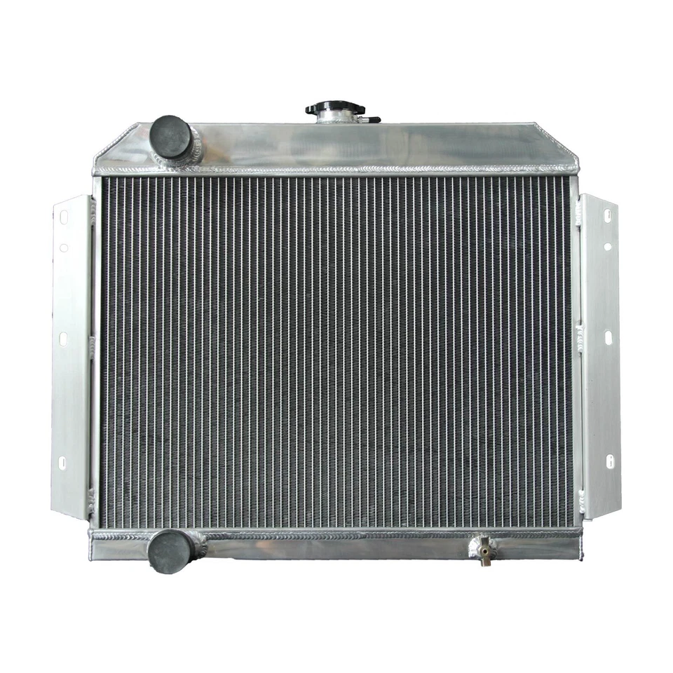 4Row Aluminum Radiator For 1966-69 International Harvester Scout 4.3L 5.0L V8 MT - Image 2 of 4