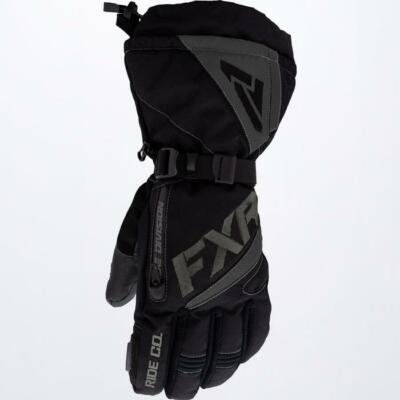 FXR MENS FUEL Snowmobile Winter Black Ops GLOVE GLOVES -  MEDIUM  or 2XL  - NEW
