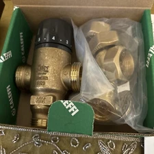 Caleffi 3/4" MixCal Adjustable three way thermostatic mixing valve  521507AC