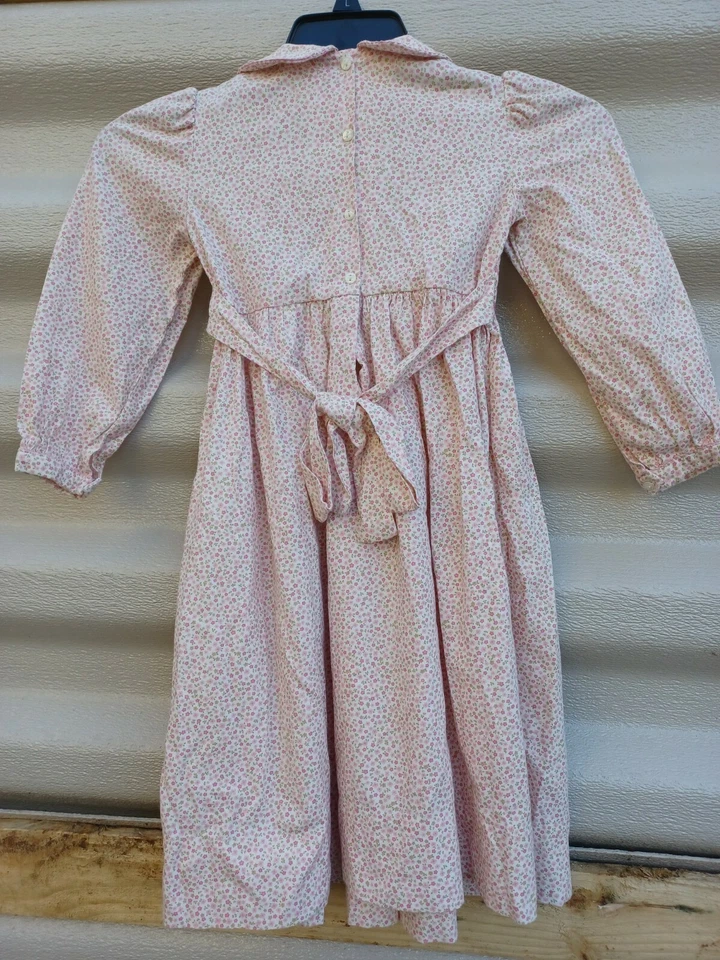 Vestido Floral Fancy Threads Diseñado por Maria Elena Niñas Pascua Calado 6 Foto 4 de 4