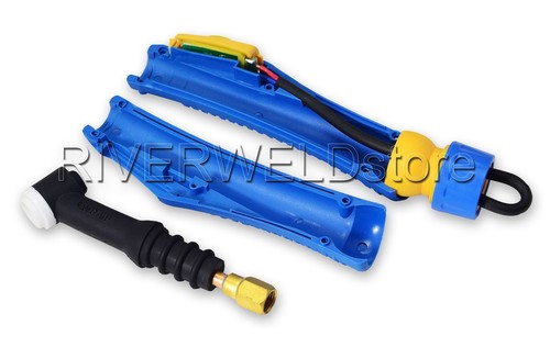 Cuerpo de cabeza de antorcha de soldadura WP-9F SR-9F TIG flexible, refrigerado por aire, 125 amperios - Imagen 3 de 5