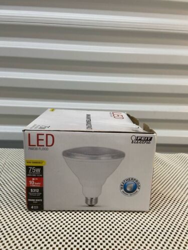 Feit PAR38 LED Bulbs, 75W Equivalent, Non Dimmable, 3000k Warm White 4 Pack - Picture 3 of 5