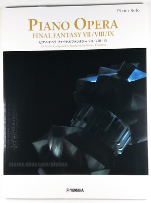 Final Fantasy VII VIII IX Piano Opera SHEET MUSIC Song Book 7 8 9 ships from USA