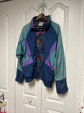 Vintage Windbreaker Jacket Nylon 80s/90s Women  s Size Large