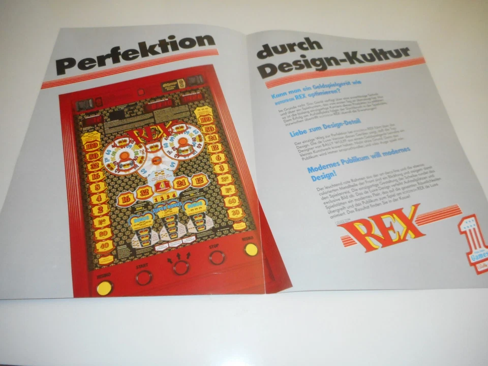 Flyer für Bally Wulff Geldspieler Rex de Luxe - Bild 1 von 1