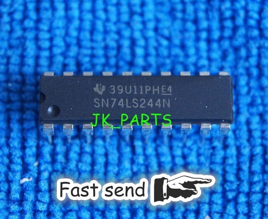 2 Pezzi IC SN74LS244N 74LS244 – PDIP A 20 Pin, Texas Instruments, Con UPC - 3