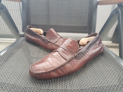 Prada  Herrenschuhe Kroko Gr.45 UK 10,5