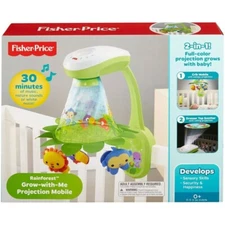 2016 Fisher-Price Rainforest Grow With Me Projection Mobile 2 In 1