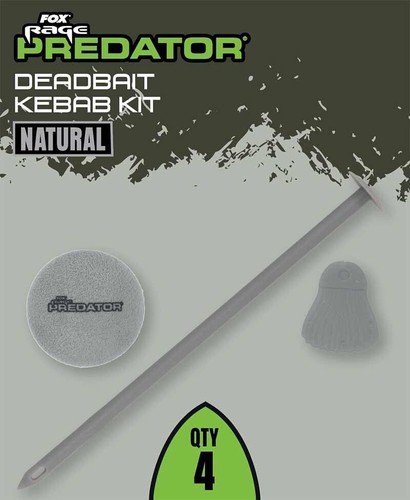 Fox Rage Predator Deadbait Kebab Kit Bait Popper Köderfisch System - Picture 3 of 3
