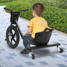 Three Wheel Kids Bicycle Black Drift Three Wheel Pedal Drift Trike 19.84 lbs