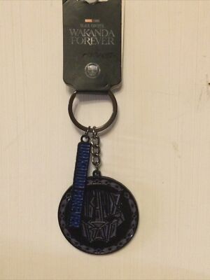 Marvel Black Panther Metall Schlüsselanhänger Taschenanhänger Wakanda Forever USA Neu mit Etikett