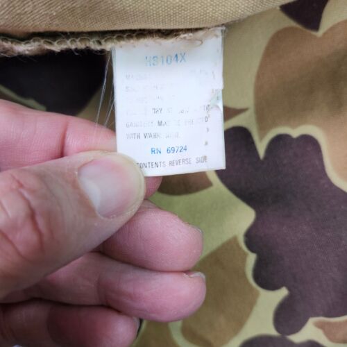 Columbia Duck Camo Hunting Vest Full Zip Pockets Outdoors XXL Made USA - Picture 6 of 10