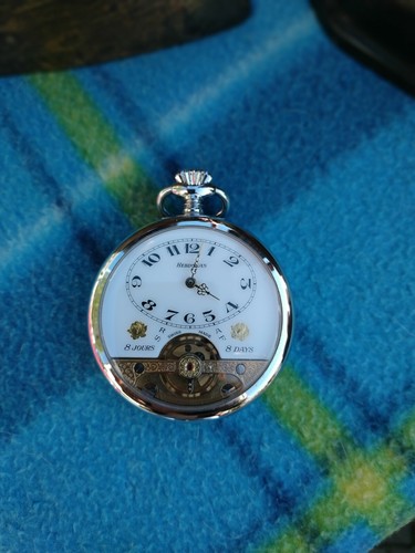Orologio da tasca Hebdomas 8 giorni nuovo di zecca | eBay