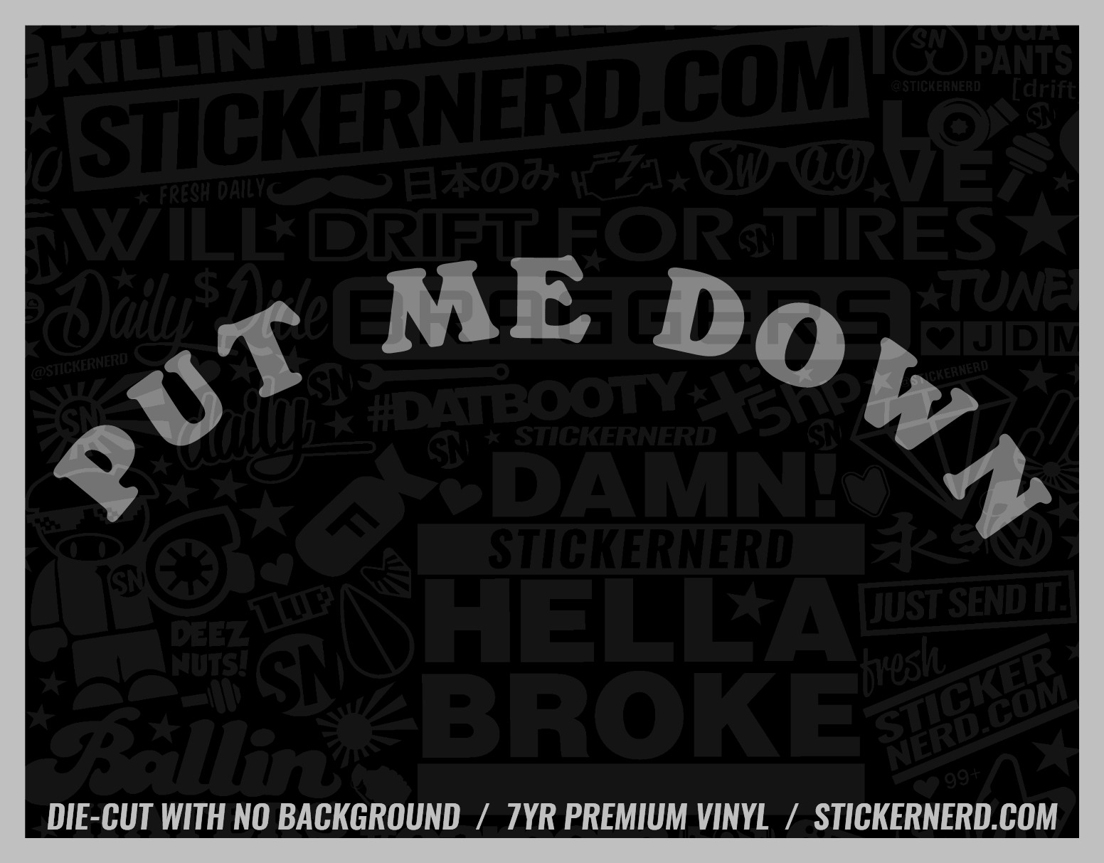 Sticker - Vinyl Car Decals - Funny Decal Cars Stickers