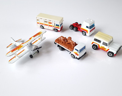 Matchbox Circus Set MC-804 Stearman Plane Land Rover 90 DAF 3000 Pferdebox 1987+