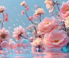 Digital Wallpaper Abstract Floral Full HD Picture Desktop Background Pic