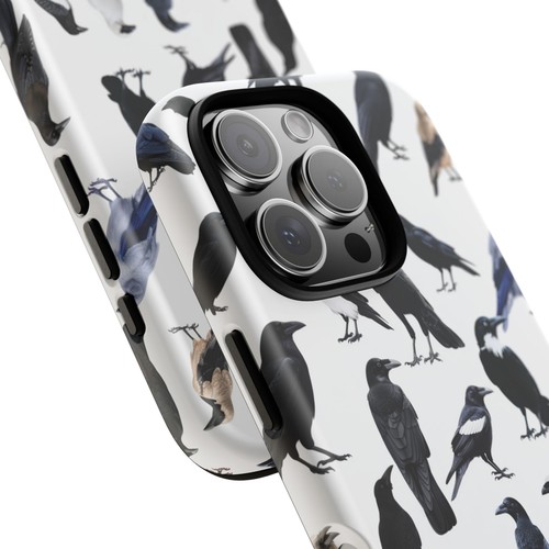 Bird Pattern on White - Phone Case for iPhone, Galaxy, Pixel - 第 3/281 張圖片