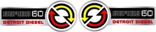 Detroit Diesel Power Series 60 Heavy Duty Vinyl Sticker Decal Cornhole Truck