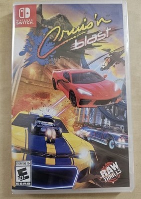 Cruis`n Blast - Nintendo Switch - USA Cartridge - New + Sealed OOP