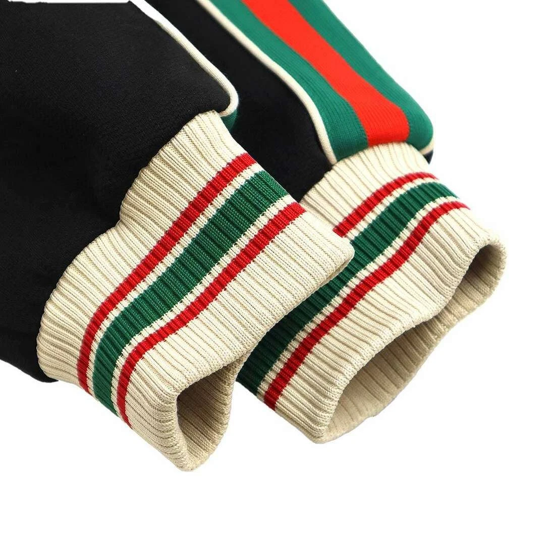 Gucci GG Jersey Jacquard Giacca Zip 662270 XJDE9 Nero S Usato0