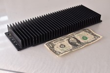294mm x 95mm x 30mm Large Aluminum Heat Sink Radiator Power Amplifier -Black-