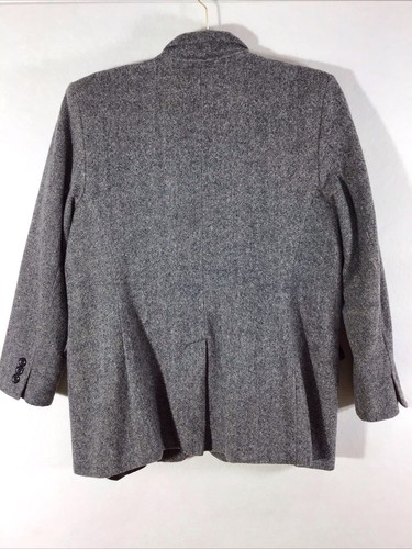 Vintage Pendleton Blazer Jacket Women's 12 Gray 100% Wool Made in USA - Picture 8 of 19