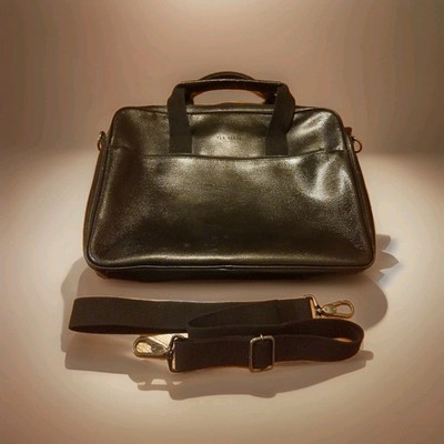 Ted Baker London Morcor Leather Document Messenger Briefcase Bag Sold Out!!!