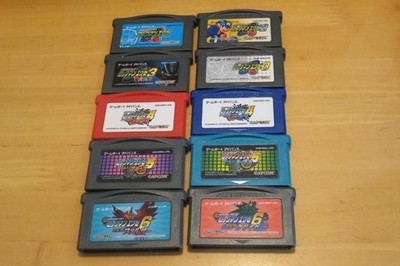 Rockman EXE Mega Man Battle Network 1-6 Komplettsatz GBA Japan gebraucht Capcom