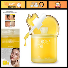 100 Pure Organic Jojoba Oil - Cold-Pressed Facial Care, Gua Sha, Non-Greasy 1.6