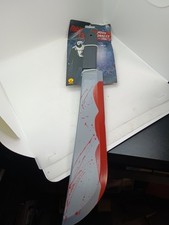 Jason Machete Knife Friday the 13th Weapon Prop Rubies Bloody Realistic New