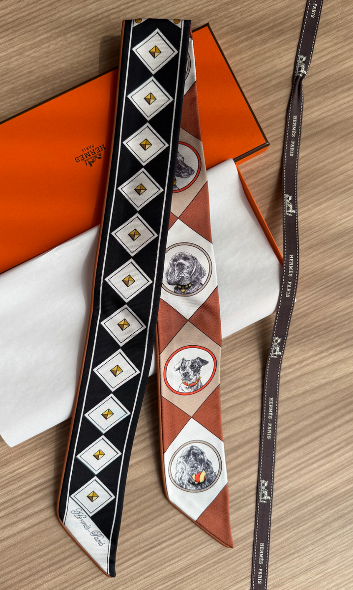 New Hermes Colliers et Chiens forever Twilly Dog leather trims