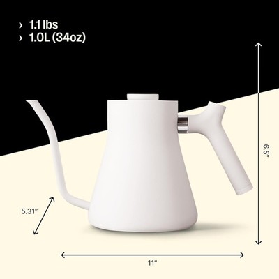 Fellow Stagg Stovetop Pour-Over 1 Liter Coffee & Tea Kettle, Matte
