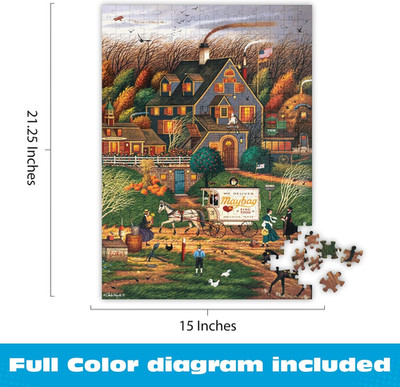 Buffalo Games   Charles Wysocki Secret Passage Inn 1000 Piece Jigsaw Puzzle for