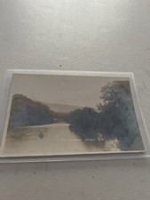 RPPC The Wharfe Otley Yorkshire river scene c1918 Postcard