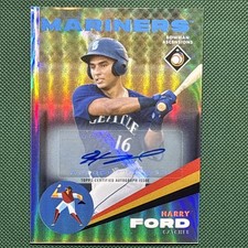 2022 Bowman Chrome Ascensions Harry Ford #BA-30 Auto #69/100 Mariners