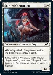 Spirited Companion (Foil) - Kamigawa: Neon Dynasty