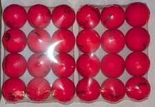 2 Dozen Used Callaway Supersoft Red, Mint/plus no cuts or scuffs.