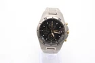 F Vintage Gents Seiko Chronograph 100m 7T92-0EDO Quartz Working Wristwatch