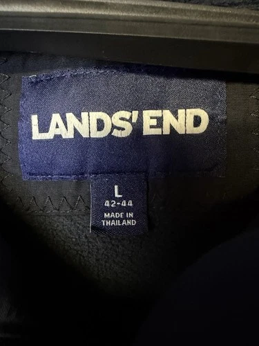 Lands End Squall Winter Parka Jacket Mens L 42-44 Waterproof Windproof Coat image 4
