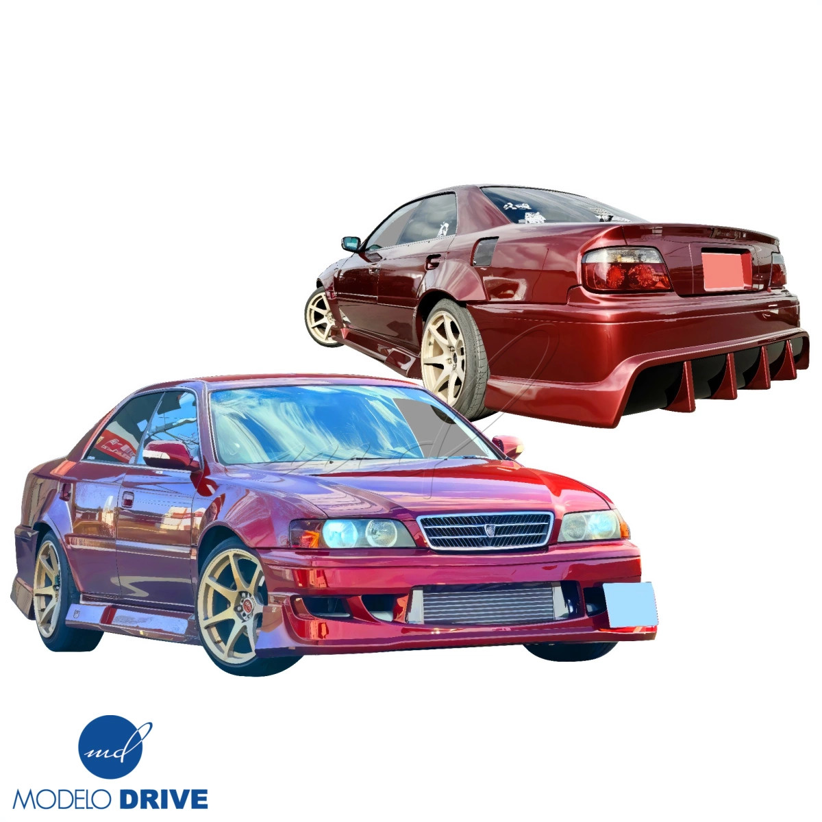 ModeloDrive FRP ORI RACE Wide Body Kit (JZX100) 4dr for