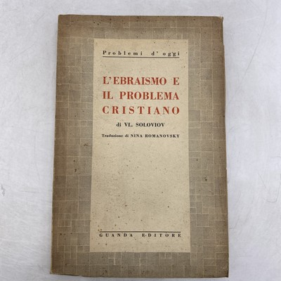 VL. SOLOVIOW - DAS JUDENTUM UND DAS CHRISTLICHE PROBLEM - GUANDA VERLAG
