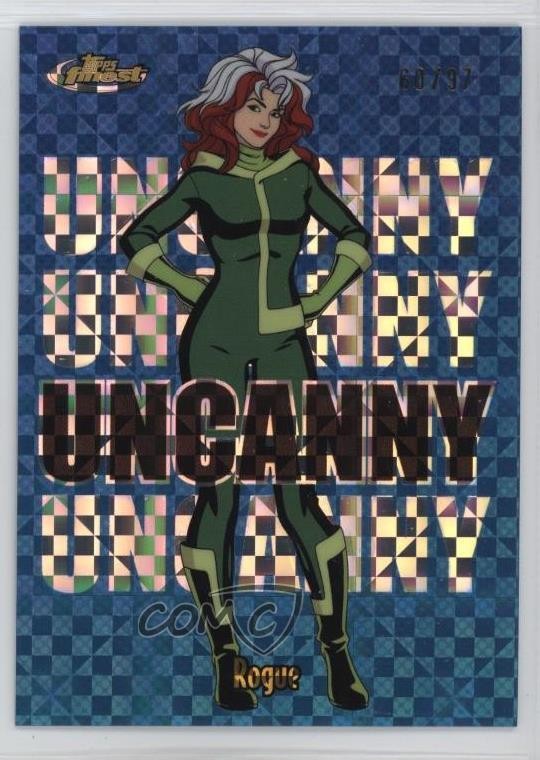 2025 Topps Finest X-Men '97 Uncanny Short Print X-Fractor /97 Rogue #93 8d2