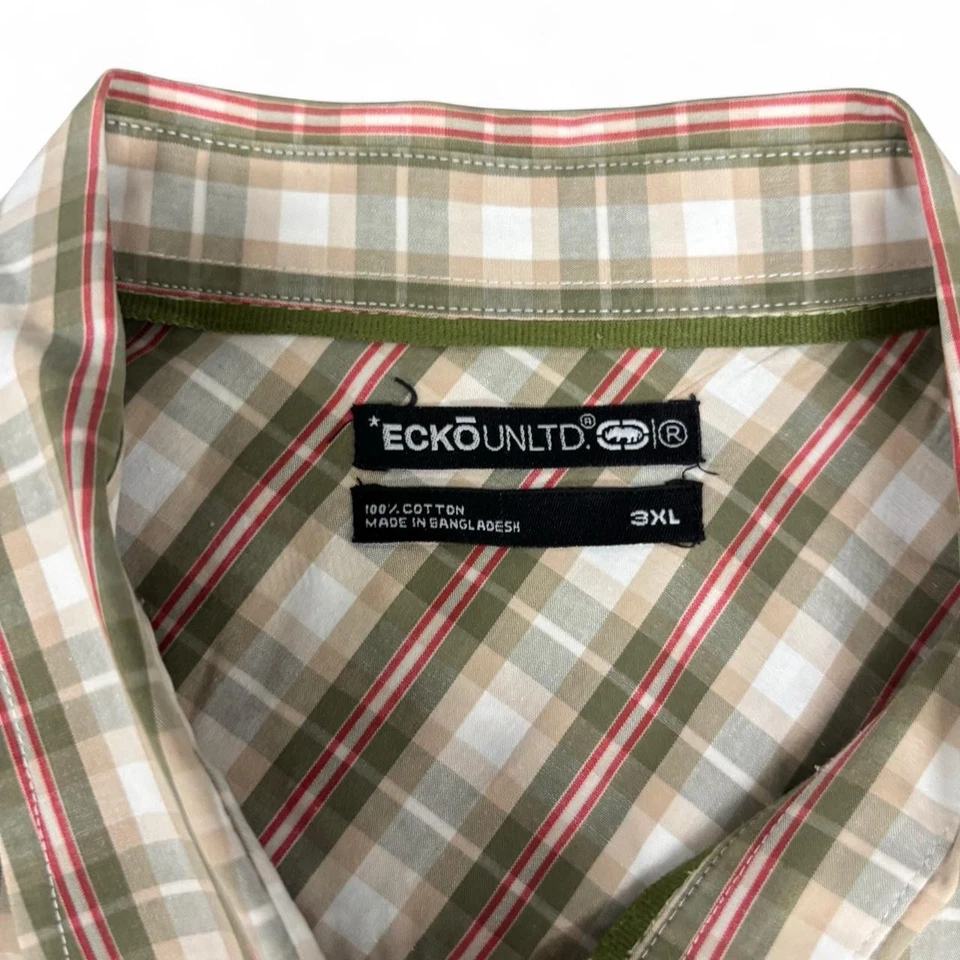Y2K Ecko button up shirt Size:3XL  - Image 3 of 4