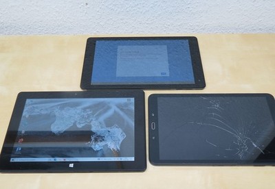 3 Stk. defekte Tablets 10'' an Bastler, Galaxy Tab A t585,Medion Lifetab,CLS19023