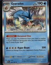 Gyarados Rara SV Scarlet & Violet 151 130/165 Carta Acqua Holo Pokémon