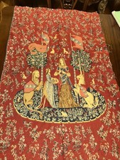 Vintage Tapestry The lady & The Unicorn 27 x ...