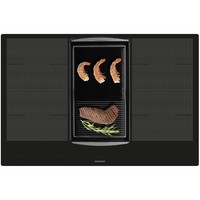Oranier Kochfeld 80 Cm FläChen-Induktion FLI680 Grillplatte Gerillt Multi-Slider