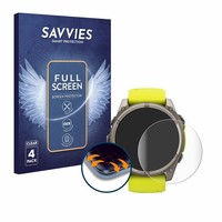 4X Displayschutz Full-Screen FüR Garmin Fenix 8 Solar (51 Mm)