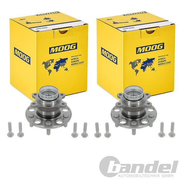 2X Moog RADLAGER-SATZ Hinten Passend FüR Hyundai Elantra I30 Kia Cee'd Pro-image