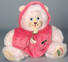VTG 1998 Fisher Price Briarberry Collection Sarahberry Bear Plush Stuffed Toy